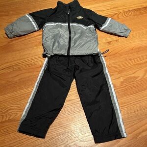 Kids Black and Gray Matching Set. Like New Conditions. Size 2T